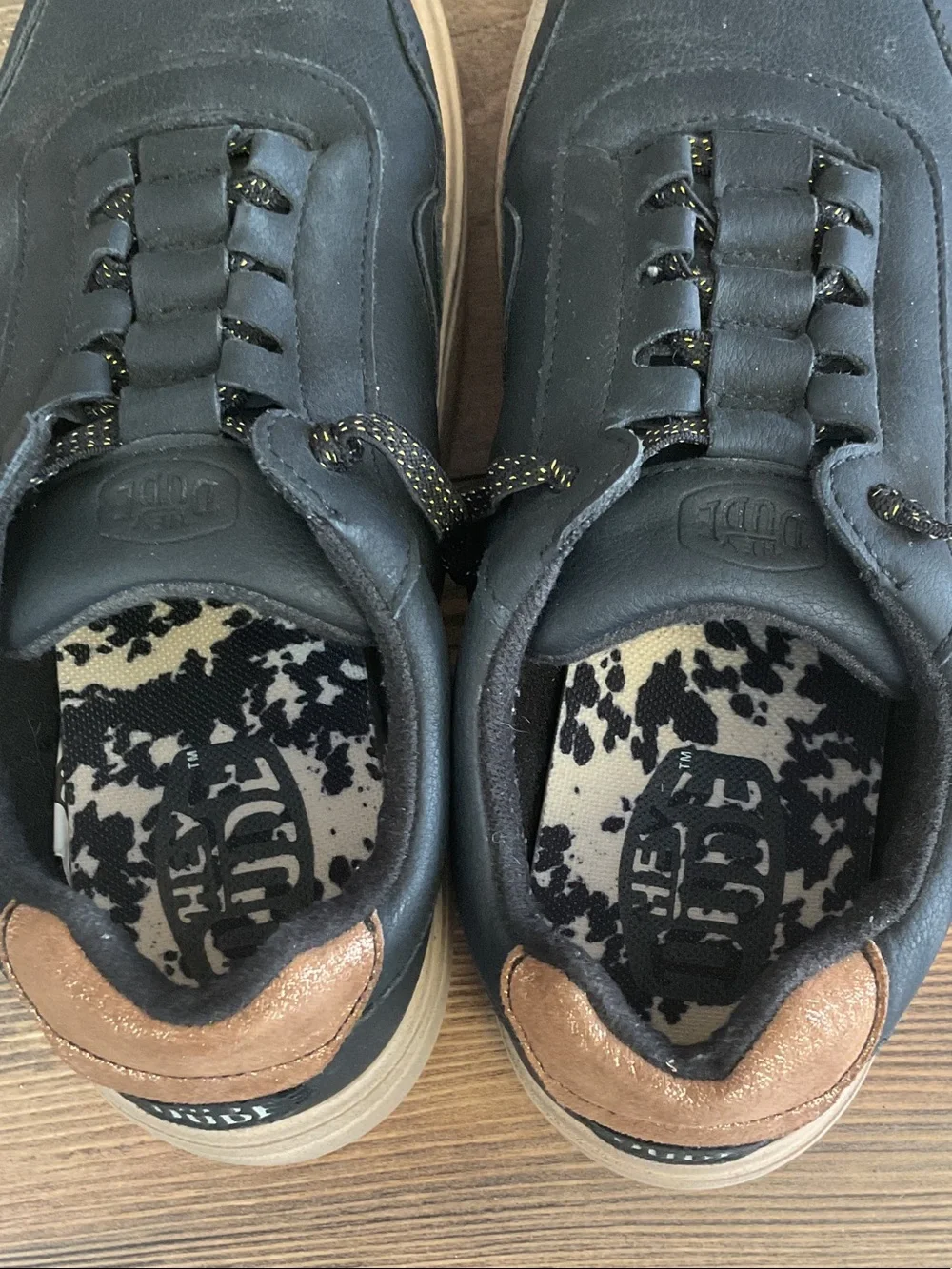 Hey Dude Hudson Lift Metallic Platform Sneakers W9